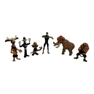 Vintage Lot Of 6 Mcdonald And Burger king Toys